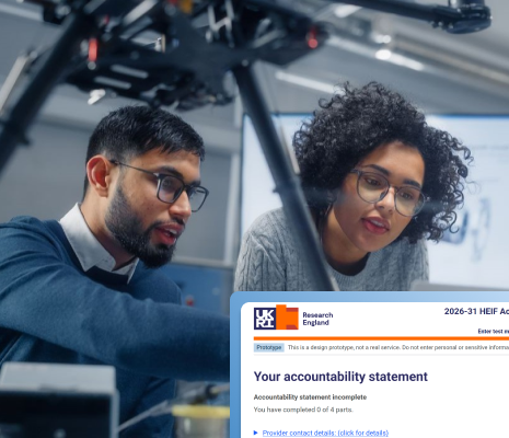 Research England digital service