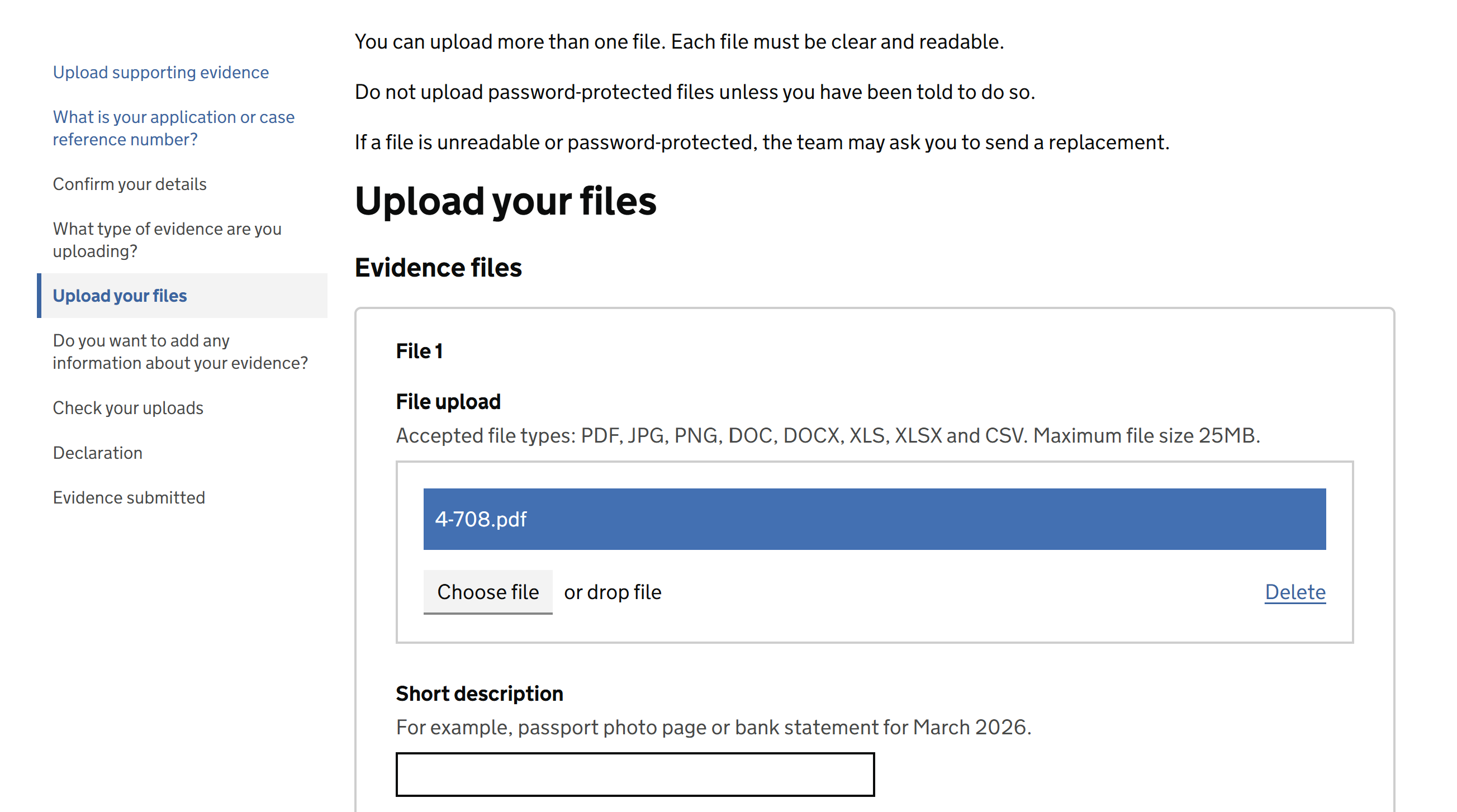 File upload with secure document processing in the Govform builder